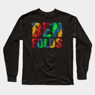 vintage color Ben Folds Long Sleeve T-Shirt